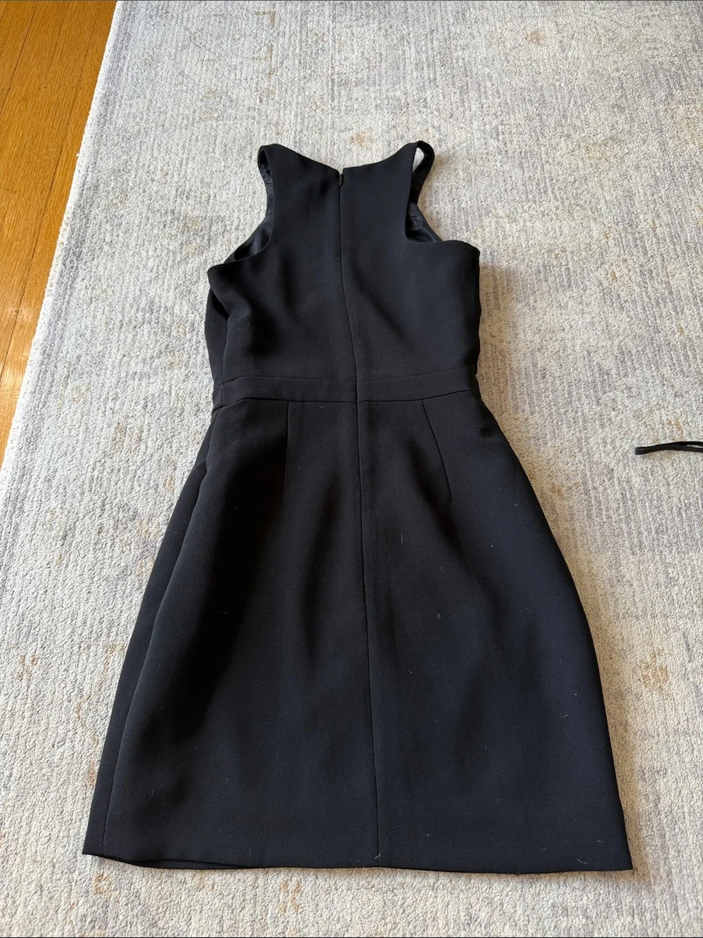 J Crew Classic Black Sleeveless Sheath Dress